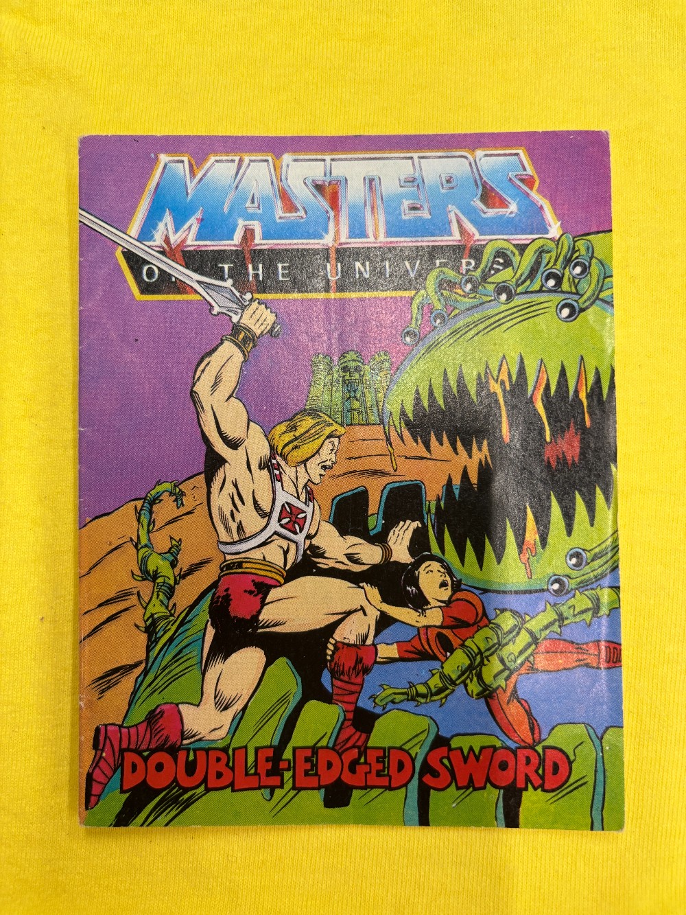 MOTU Mini Comic Book Double-Edged Sword 1983