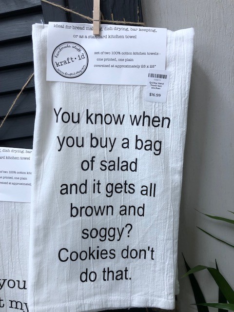 Quirky Hand Towel:  K1