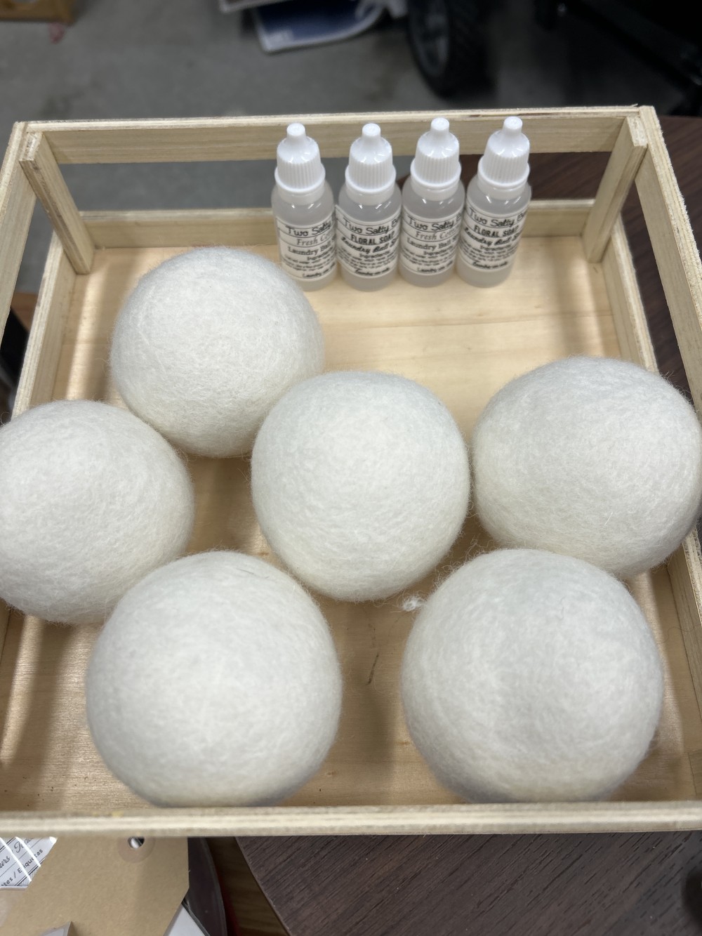 100% Organic New Zealand Wool Laundry Balls for Dryer