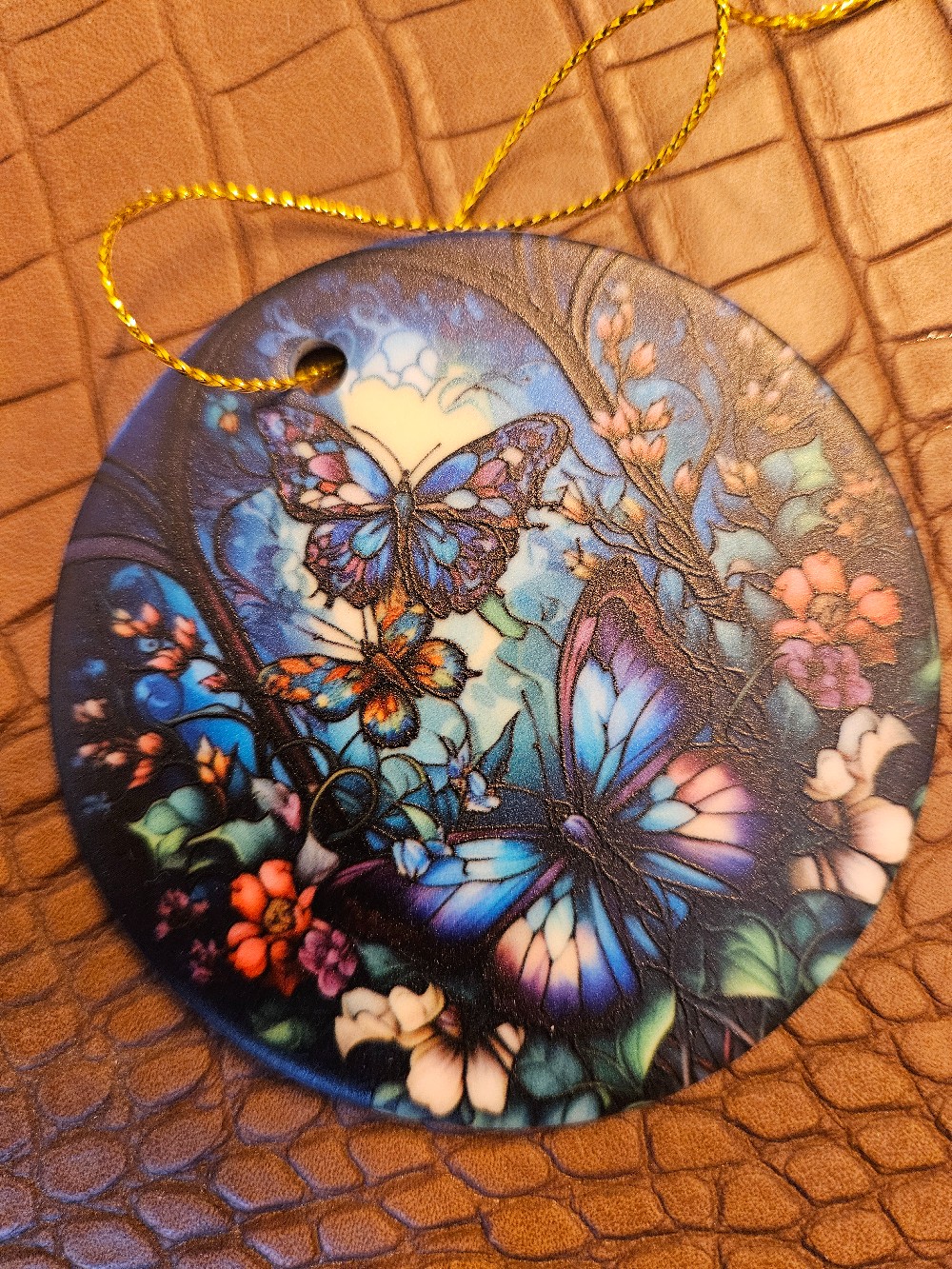 This is a Touber Butterfly Ornament