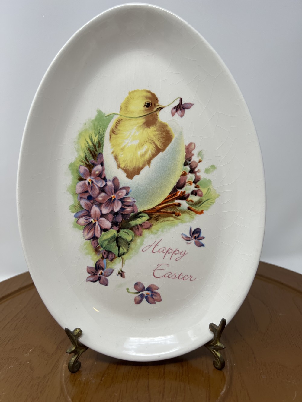 Modern Vintage Easter Platter | 1990s