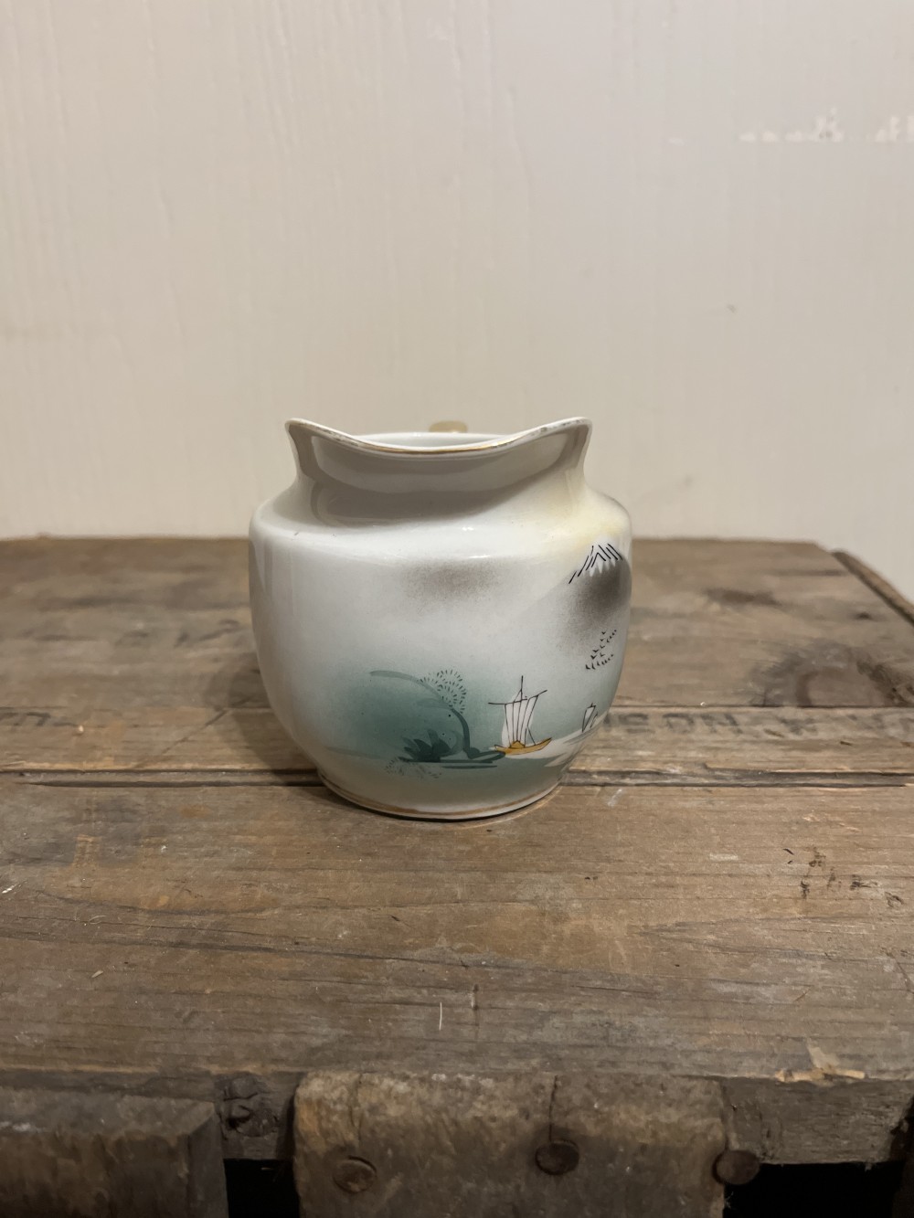 Vtg Kutani Porcelain Creamer