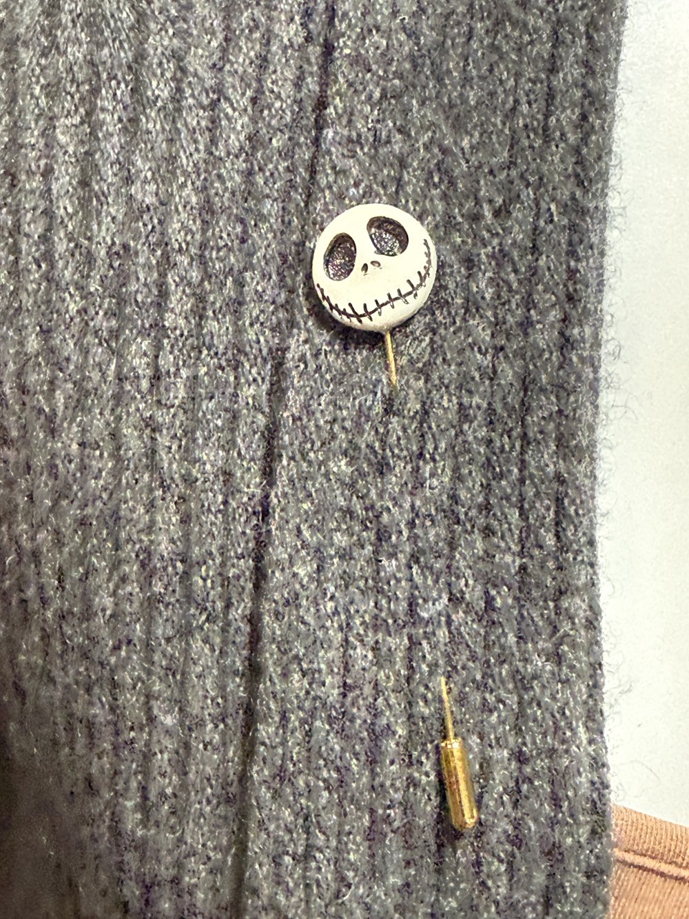 Hat Pin, Scarf Pin - Jack Skellington, Nightmare Before Christmas,  Lapel Pin