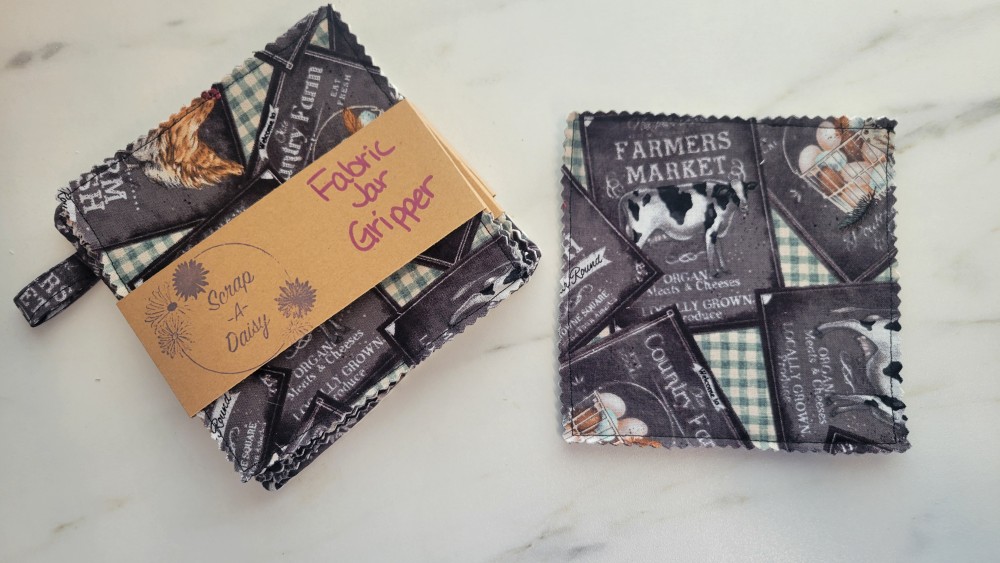 Farmers Market Fabric Jar Gripper