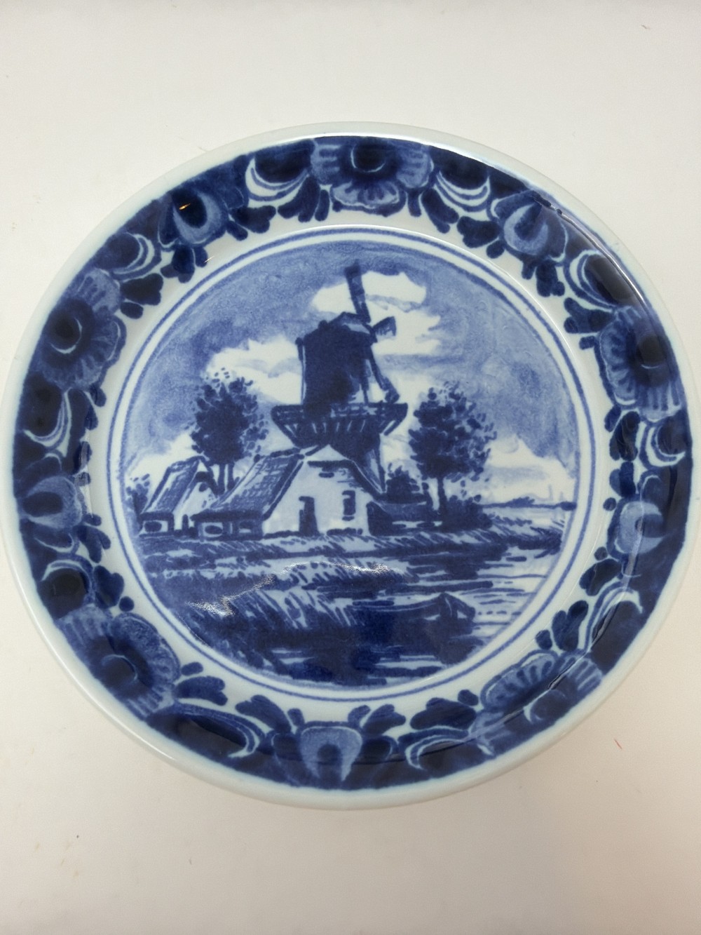 Delft Windmill Miniature Plate