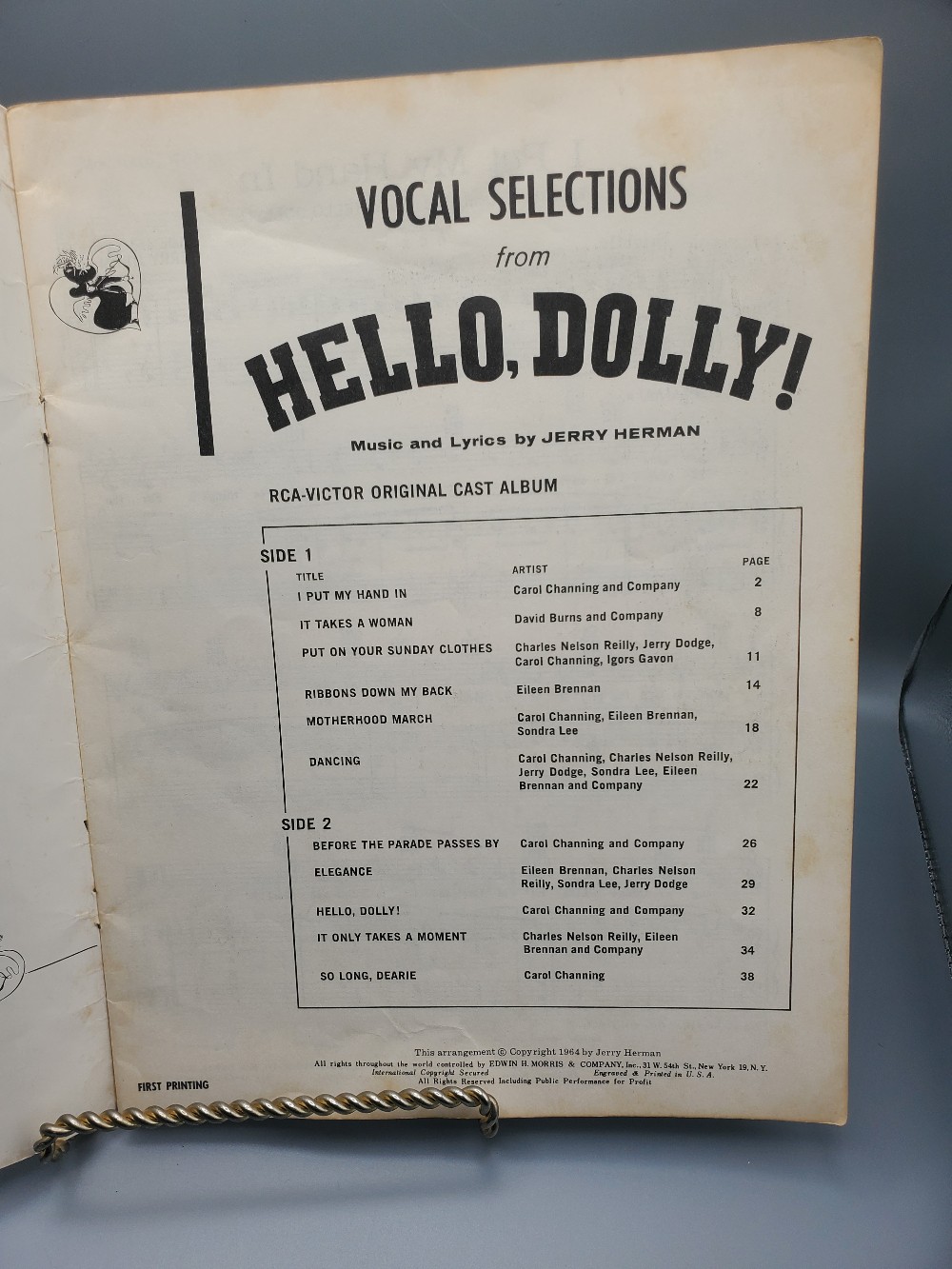 Hello, Dolly! Sheet Music Piano Selections