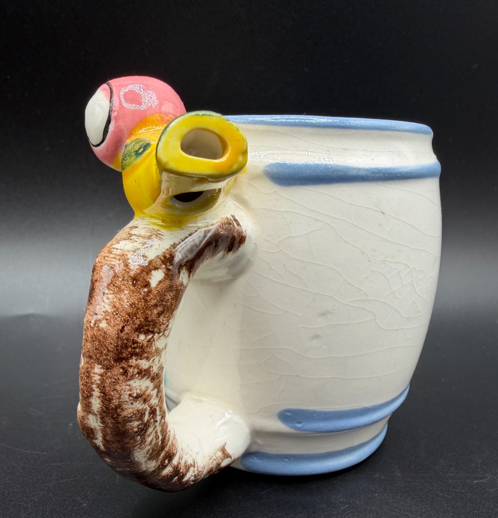 Vintage 1950s Ross Products Whistle For Your Milk Ceramic Child's Mug – Made in Japan Kitsch