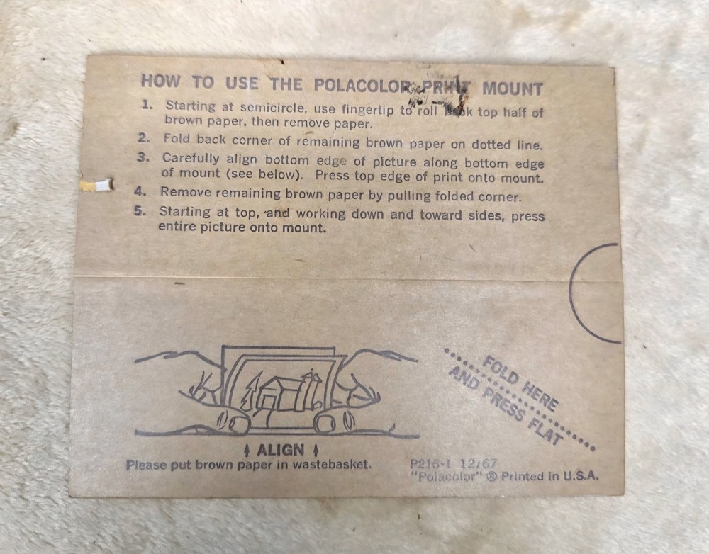 VTG 60's Paloroid Accessory Kit Diamond Hard Case, Manual Coaters, Docs