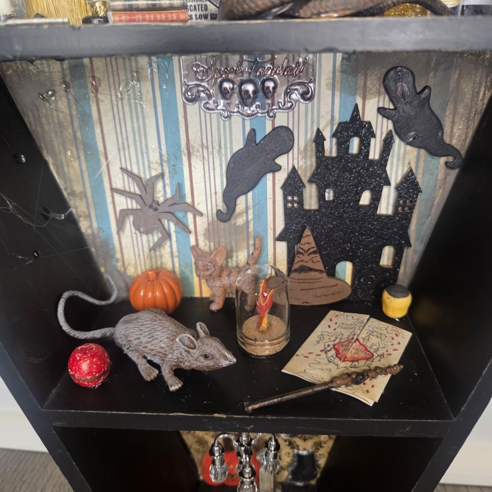 Handmade HP Inspired Trinket Shelf