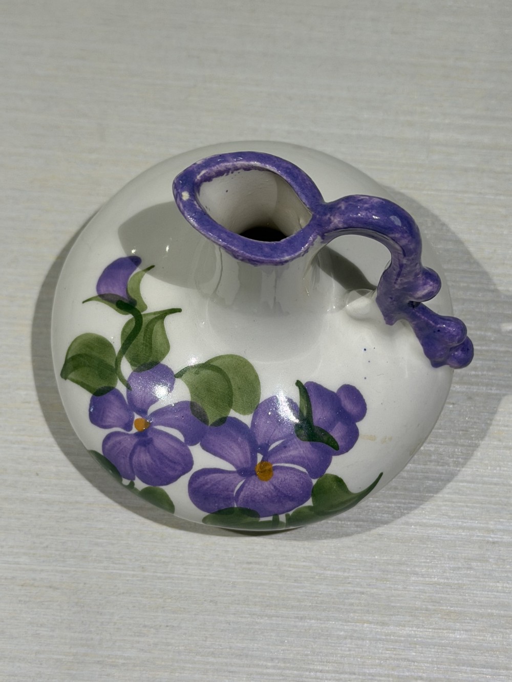 VTG Cook Family Hand-Painted Bud Vase 3’