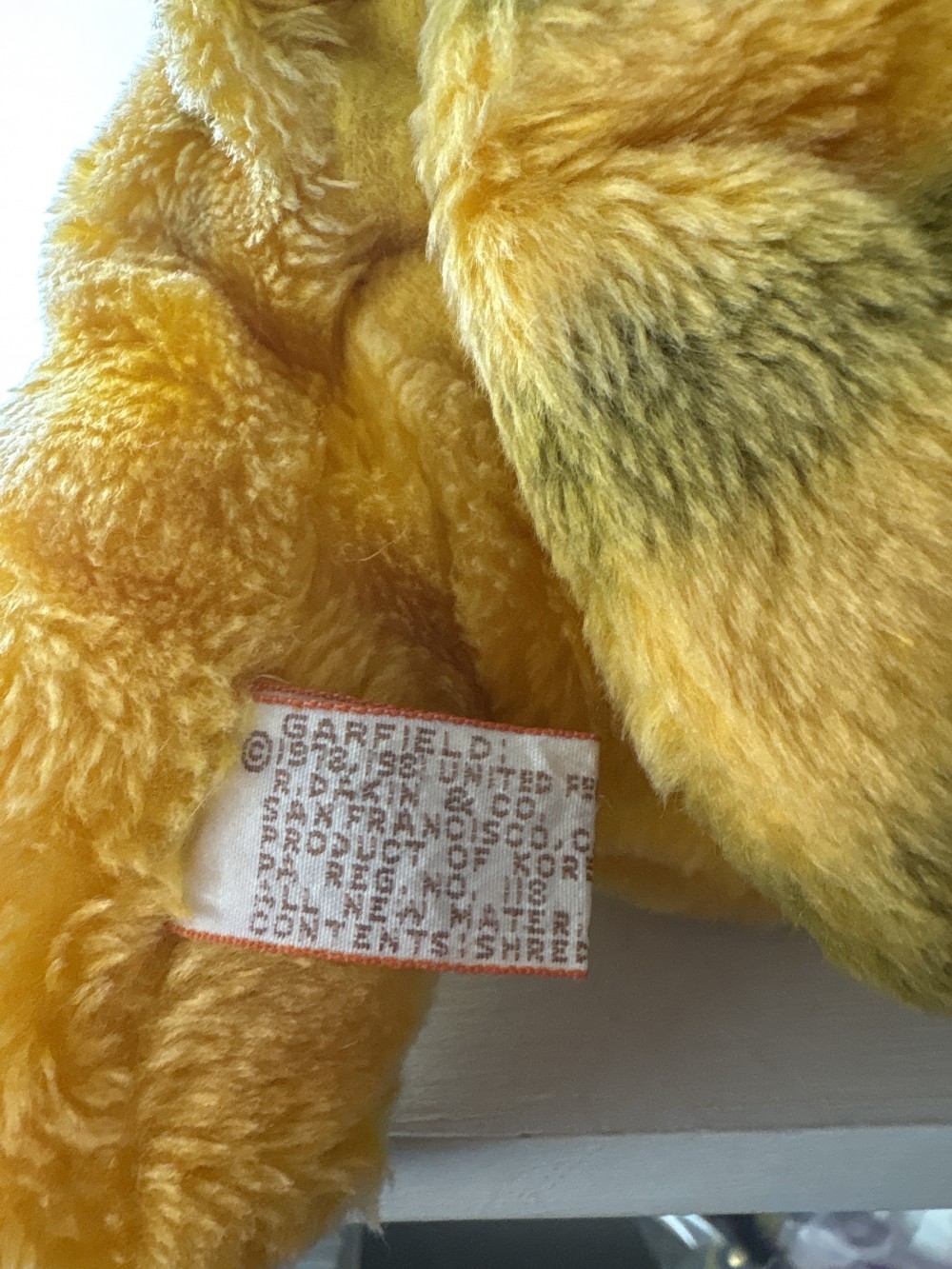 Garfield Plush Hand Puppet ~12