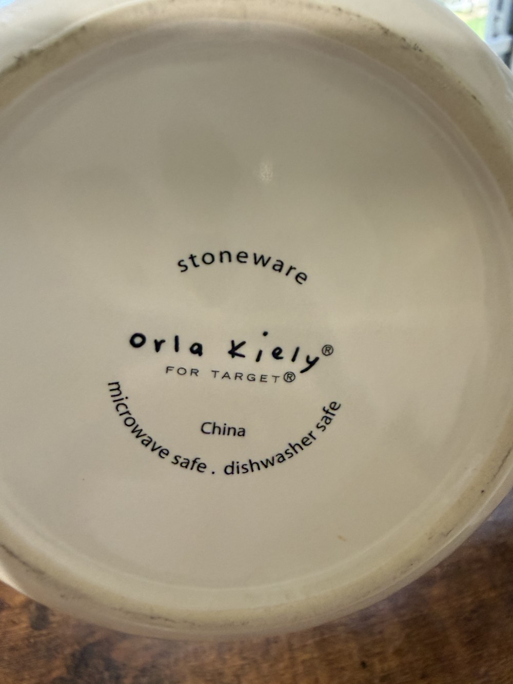 Orla Kiely mug blue