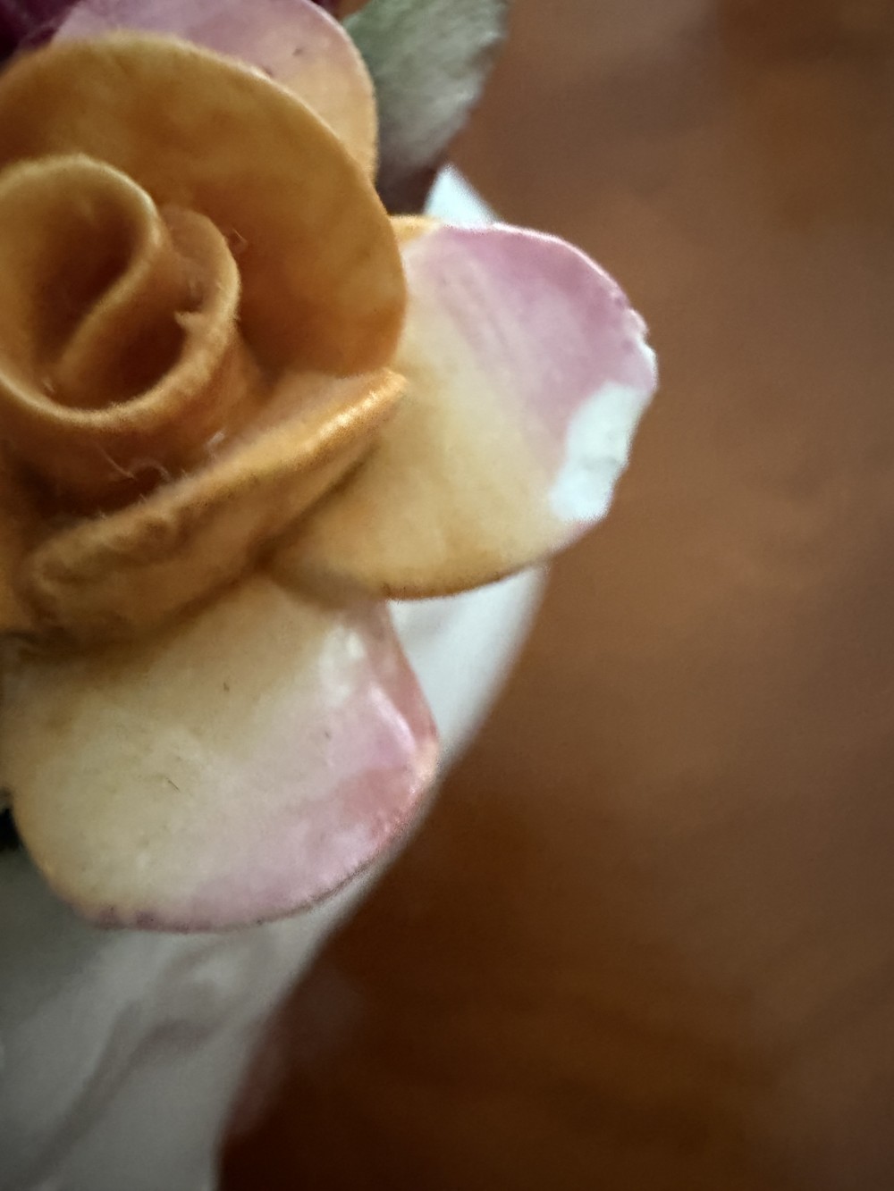 1962 Royal Albert Old Country Roses Floral Shoe, 4”