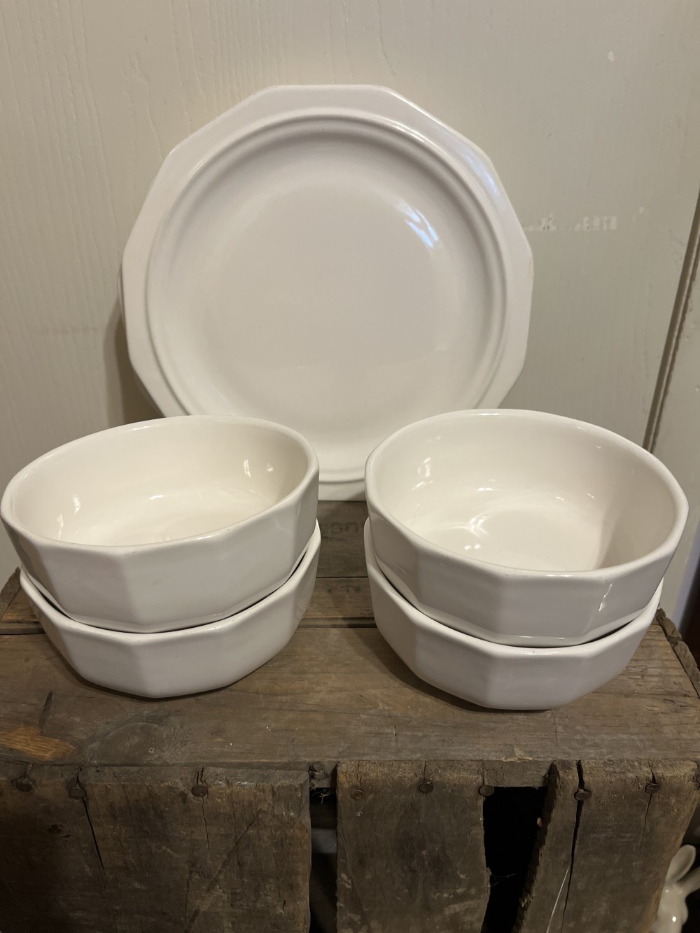 Vtg Pfaltzgraff Heritage White bowl