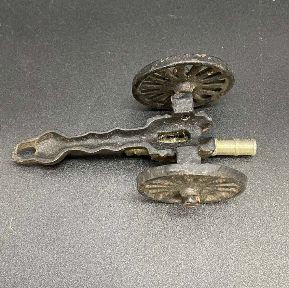 Cannon Miniature Cast Iron & Brass Decorative Civil War Style Field Cannon 4.75