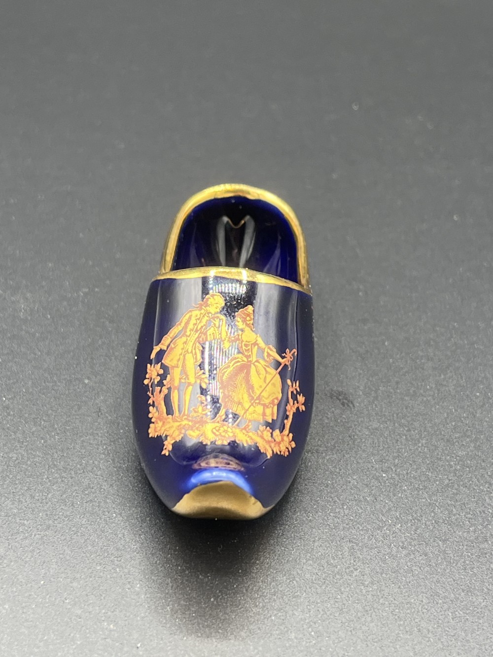 Vtg Limoges mini porcelain shoe