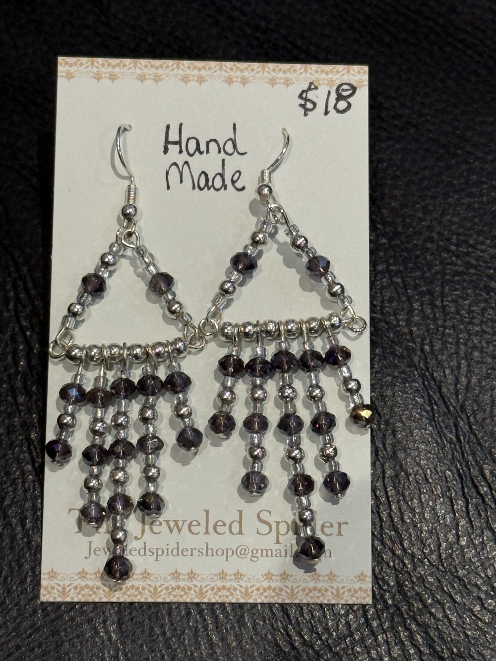 Earrings - Handmade Beaded set in Silver or Gold