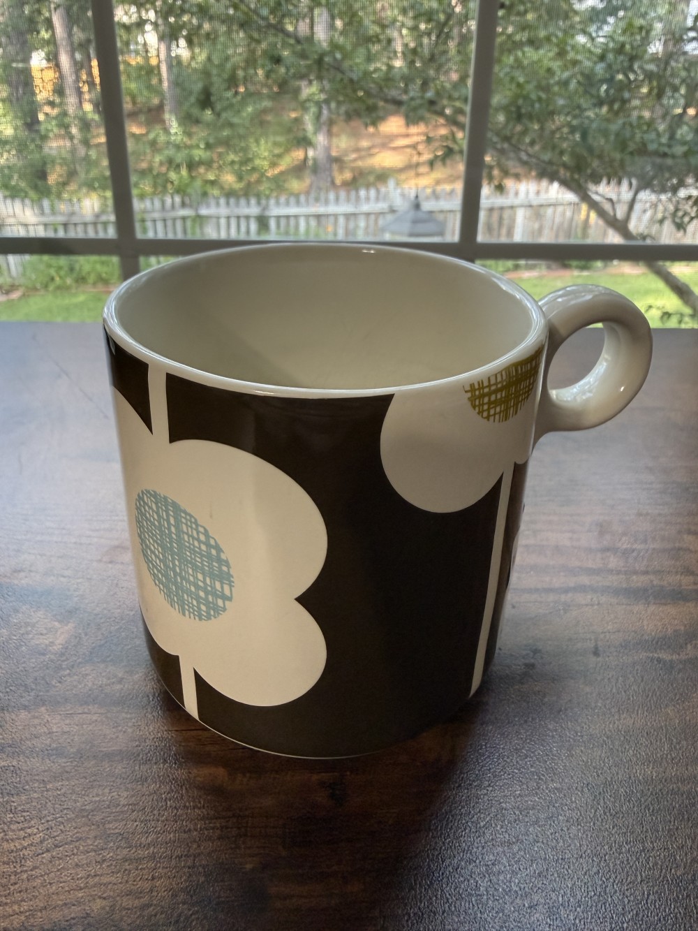 Orla Kiely Mug brown