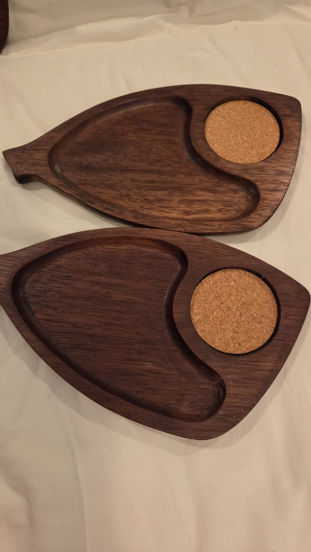 KP-401 4 pc MCM  wood snack set