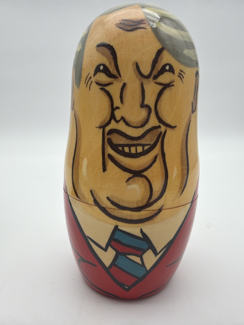Vintage Russian Political Matryoshka Nesting Doll Set