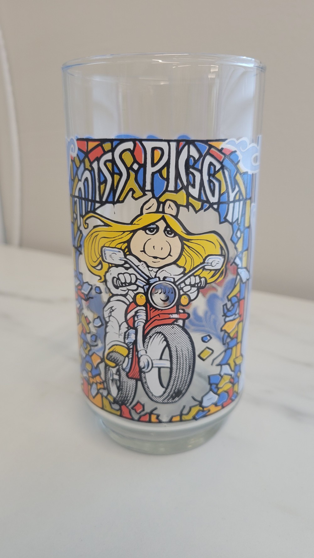 Vintage Miss Piggy Glass
