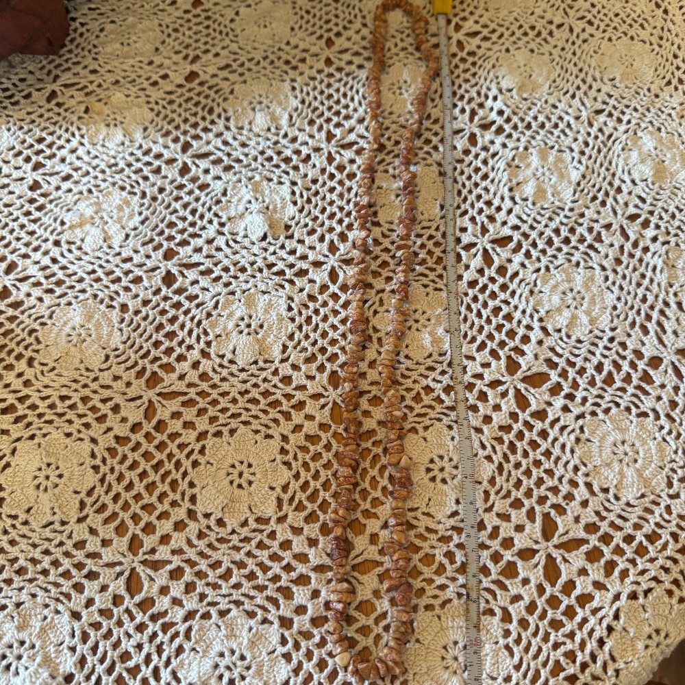 Long Picture Jasper Chip Necklace