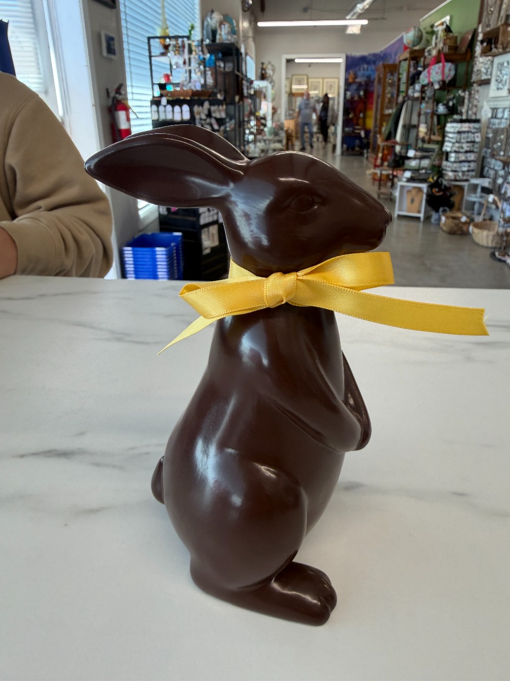 Chocolate Ceramic Bunny