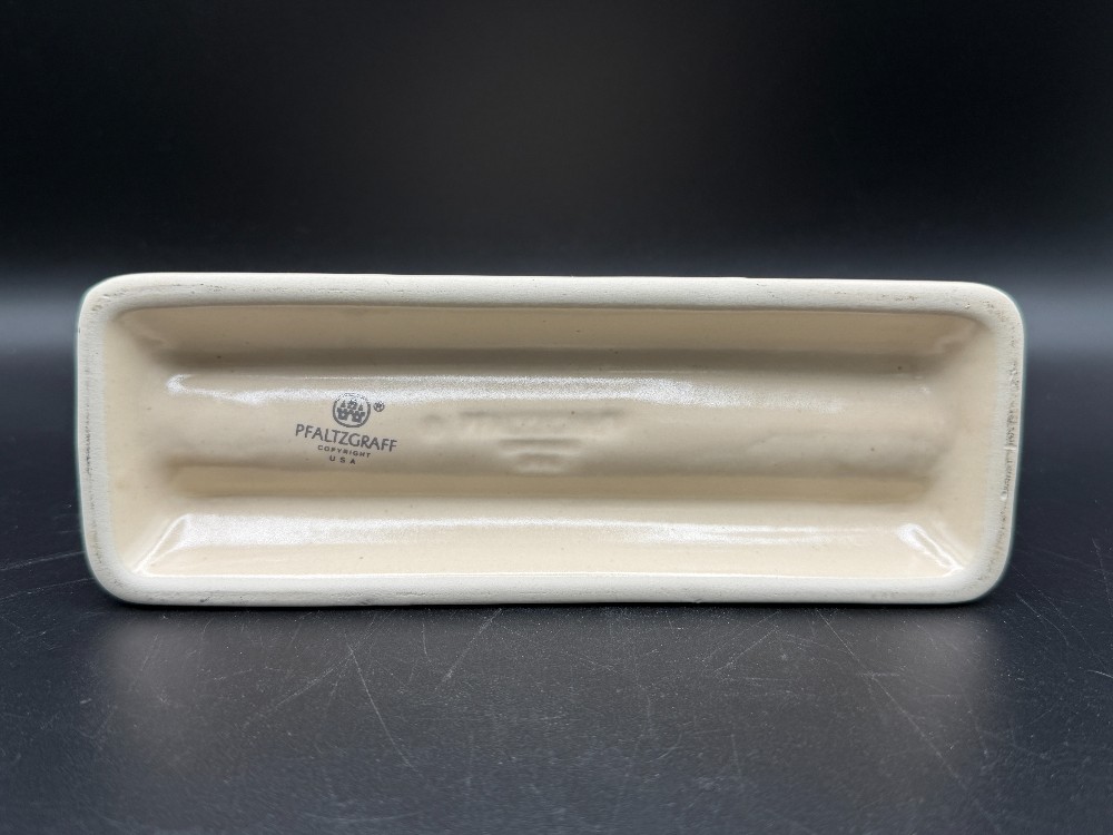 Vintage Pfaltzgraff Remembrance Stoneware Floral Napkin Holder