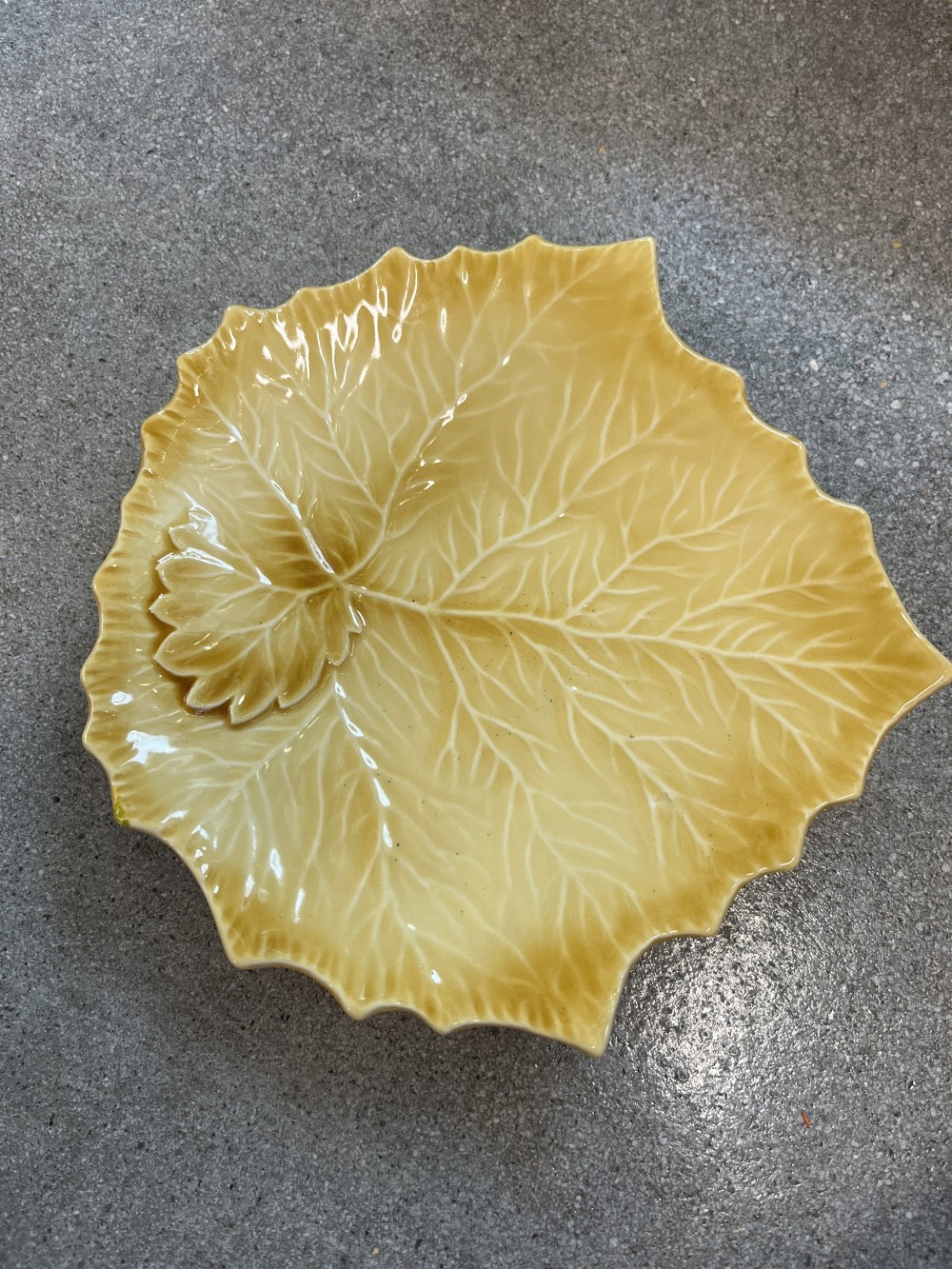 Williams Sonoma Fall leaf plate