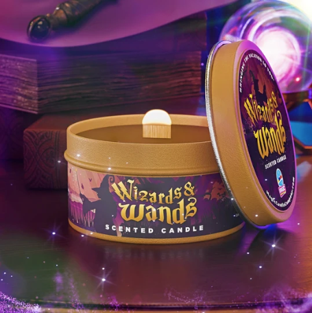 NEW!  Magic Candle Company candle:  Wizards & Wands