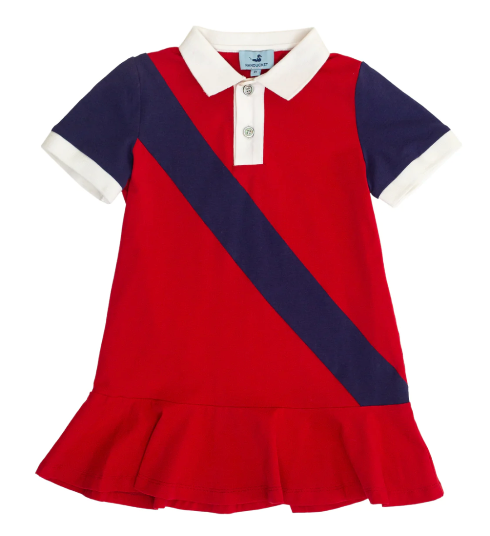 Red polo dresses hot sale