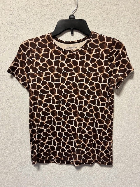 🍁Size:XS/P---Croft & Barrow Leopard Top