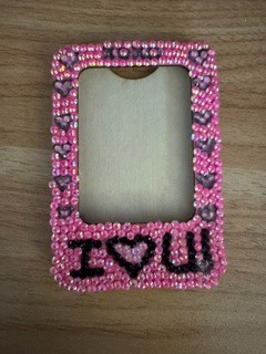 Bedazzled Photo Frame Magnet