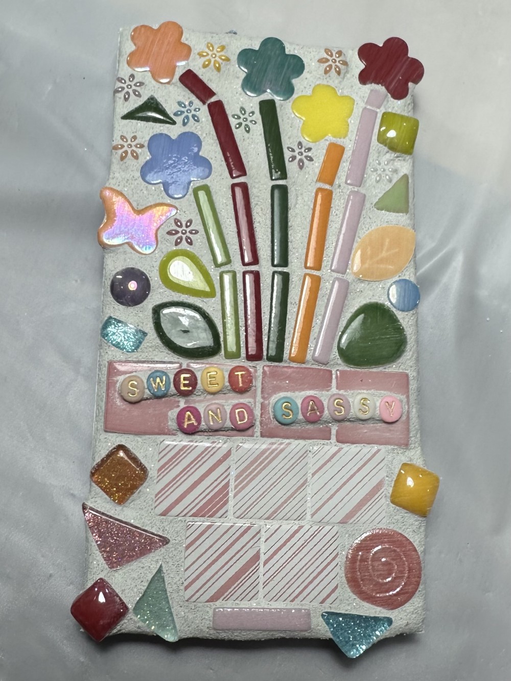 Sassy girl mosaic green