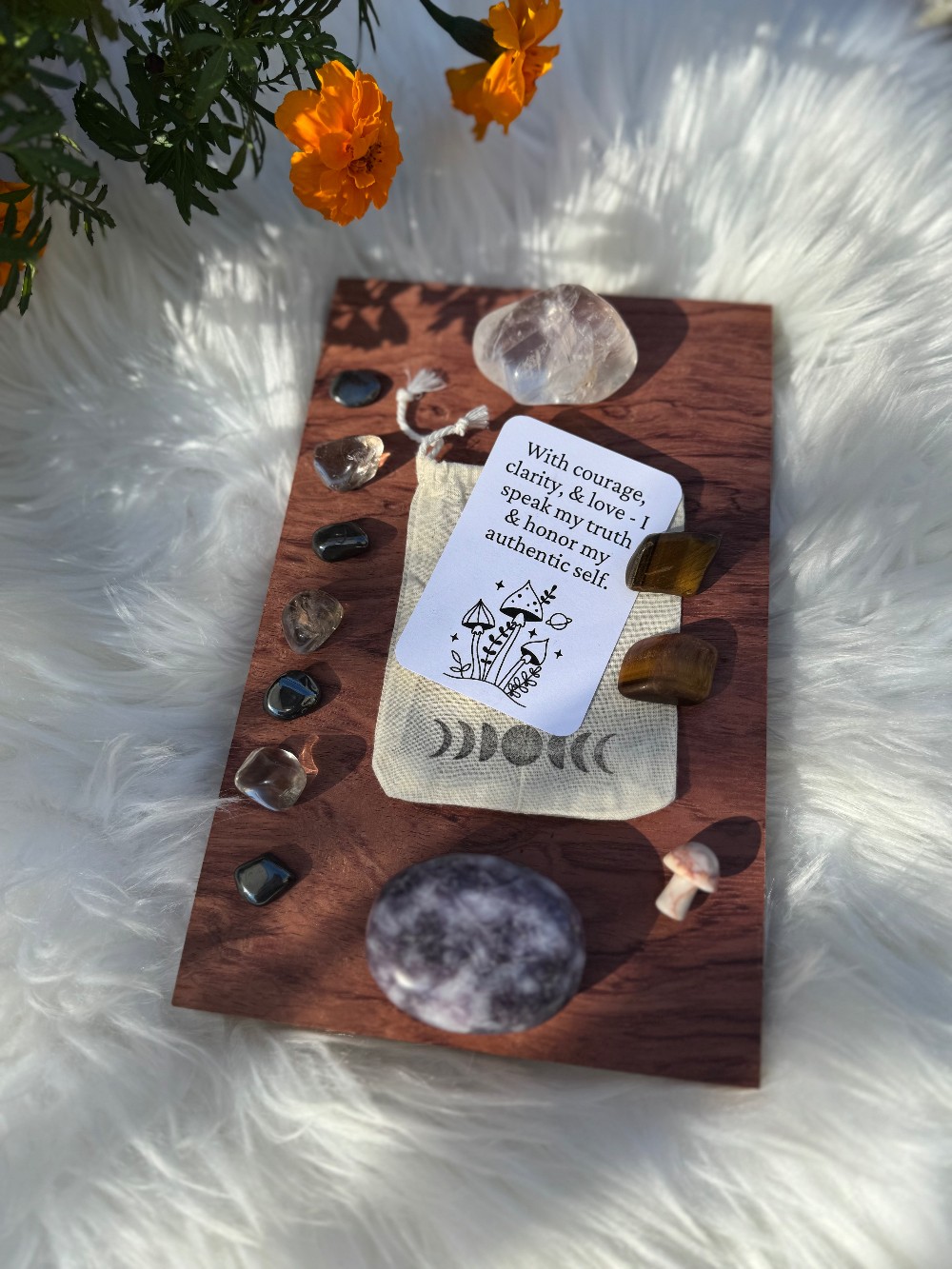 Release, Root, & Radiate Grounding Crystal Self-Care Kit