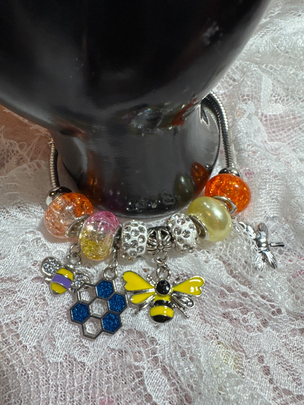 Bee Snake Chain Bracelet