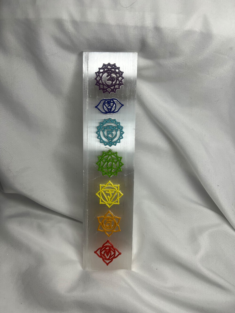 Selenite Chakra Stick