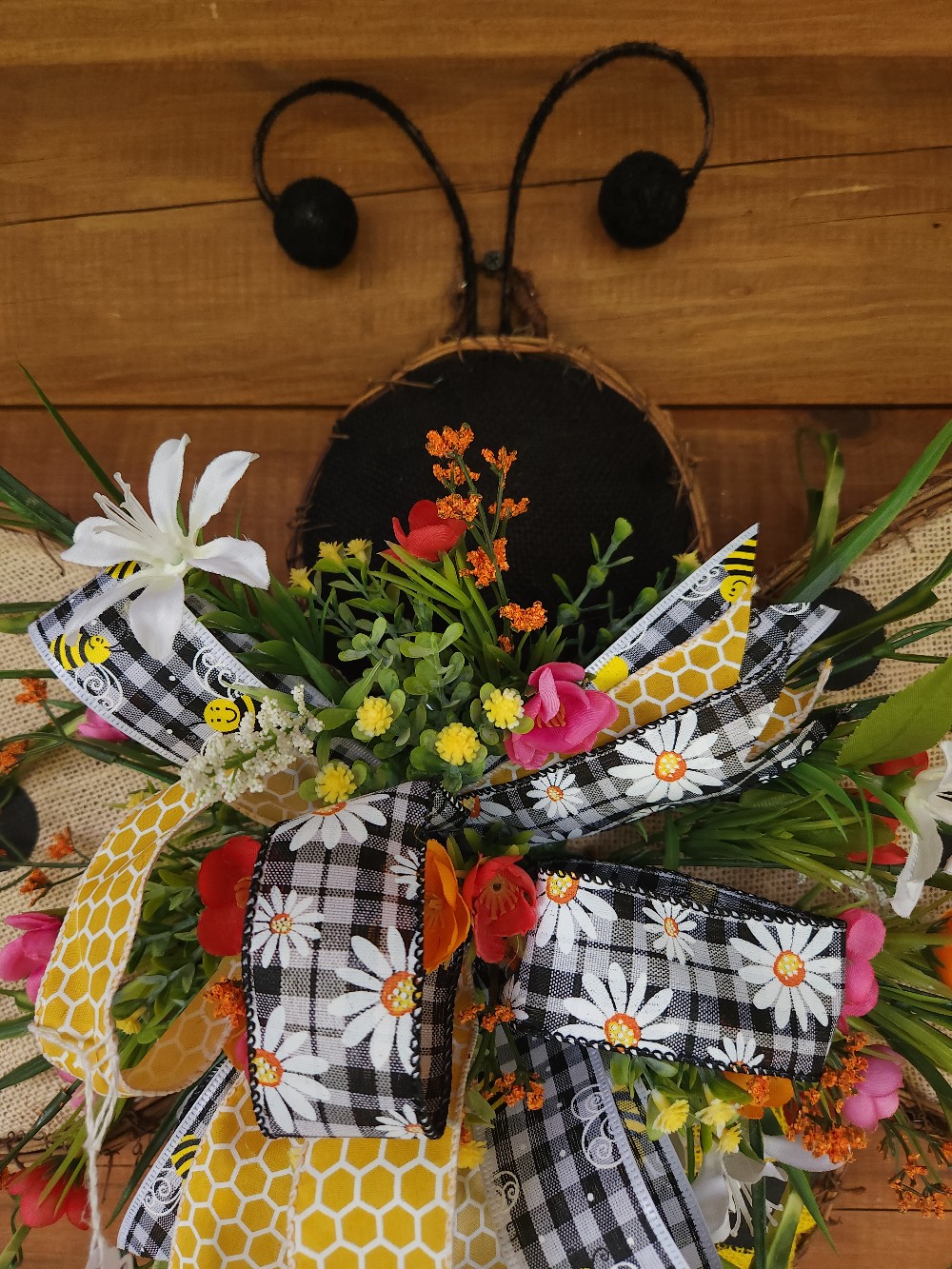 Bumblebee Grapevine Wreath #4