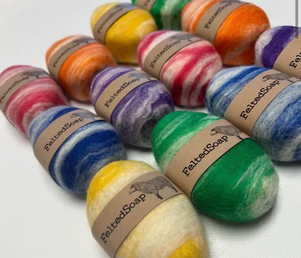 Felt soap