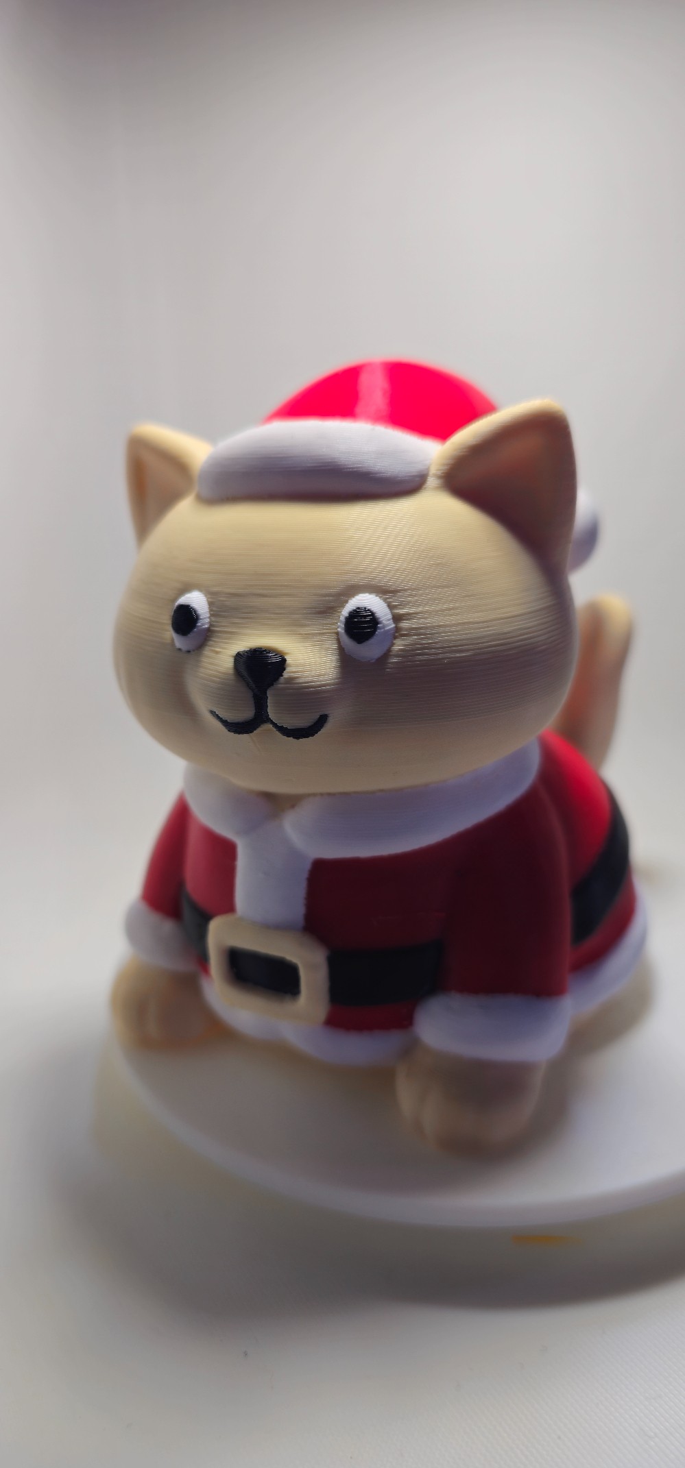 100mm Tan Santa Cat