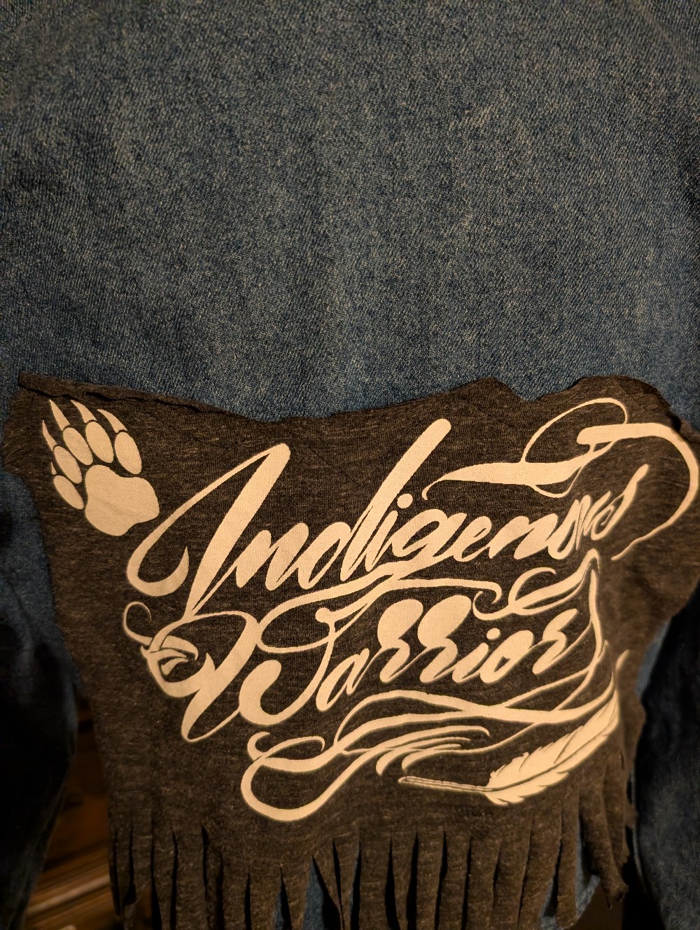 Indigenous Warriors Jean Jacket