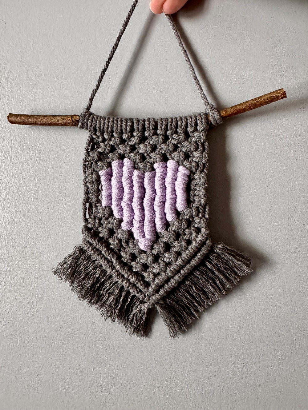 Woodland Woven Heart Wall Hanging