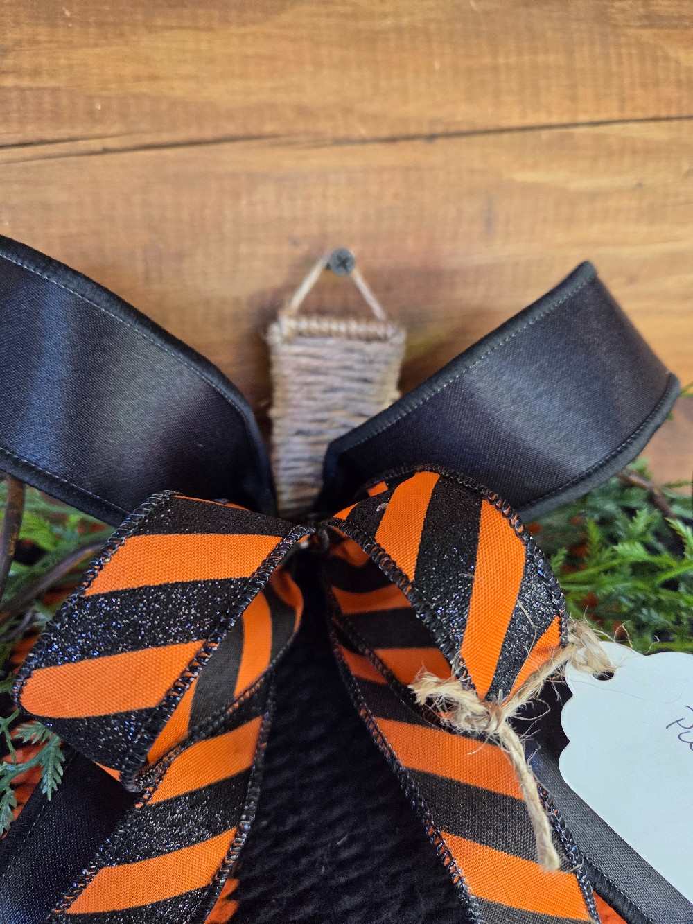 Black & Orange Pumpkin Wall Decor