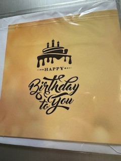 Diamond Greeting Card - Flower Birthday