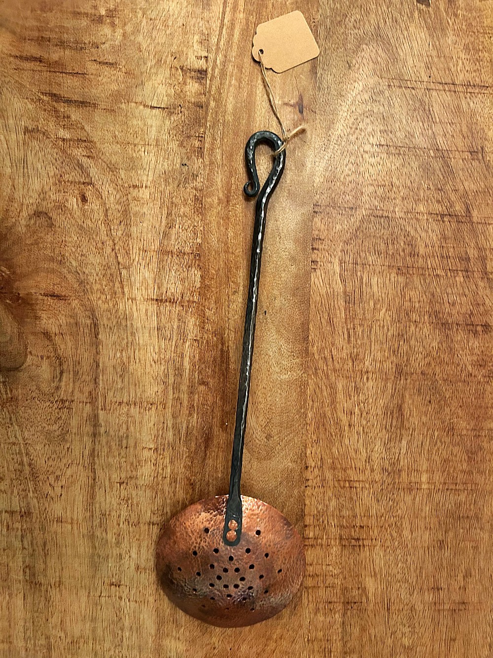 Skimmer w/ Hammered Bark Shepherd's Cane Handle - N23