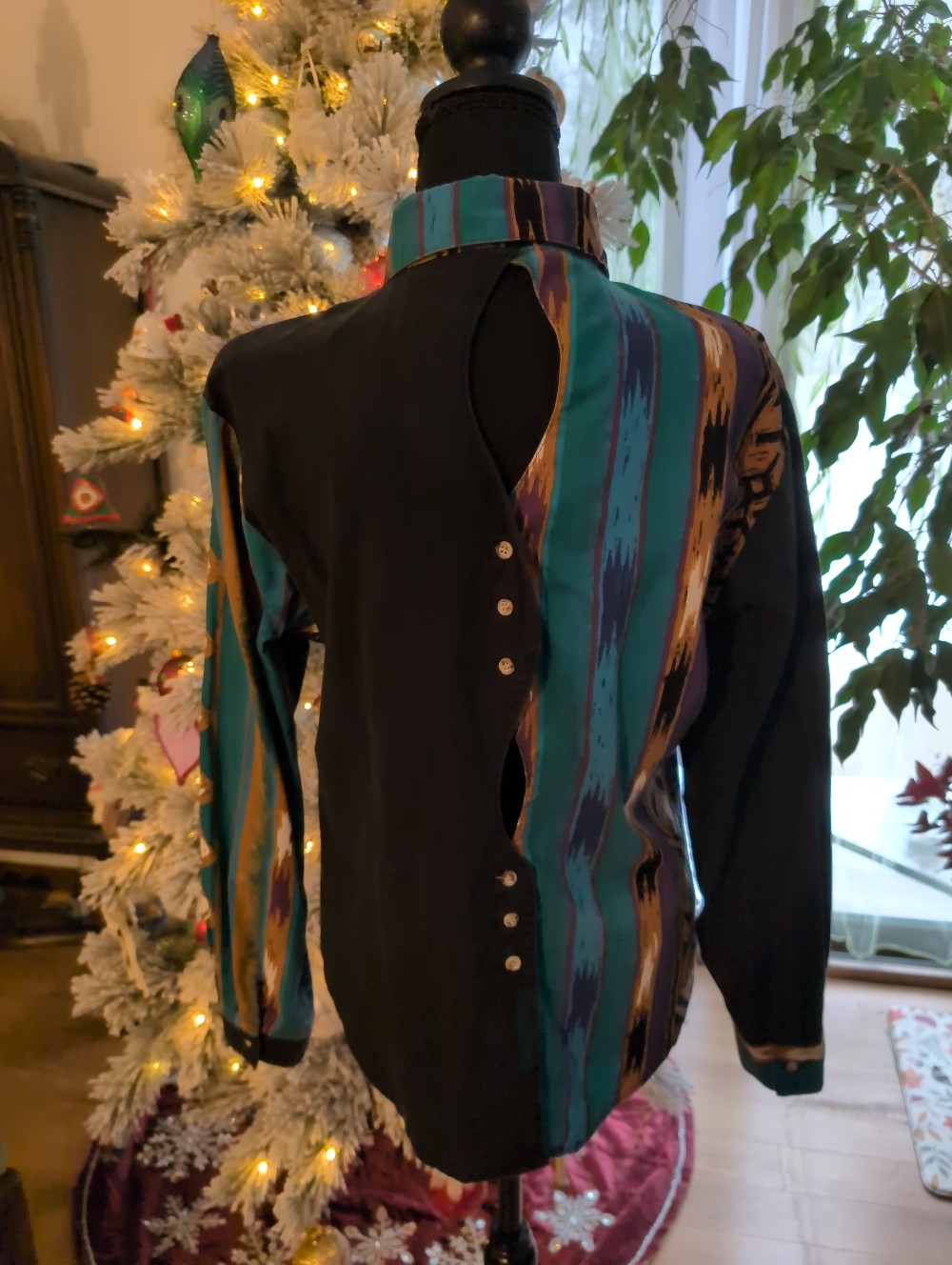 #3 Vintage Rodeo Line Dancing Shirt Size large