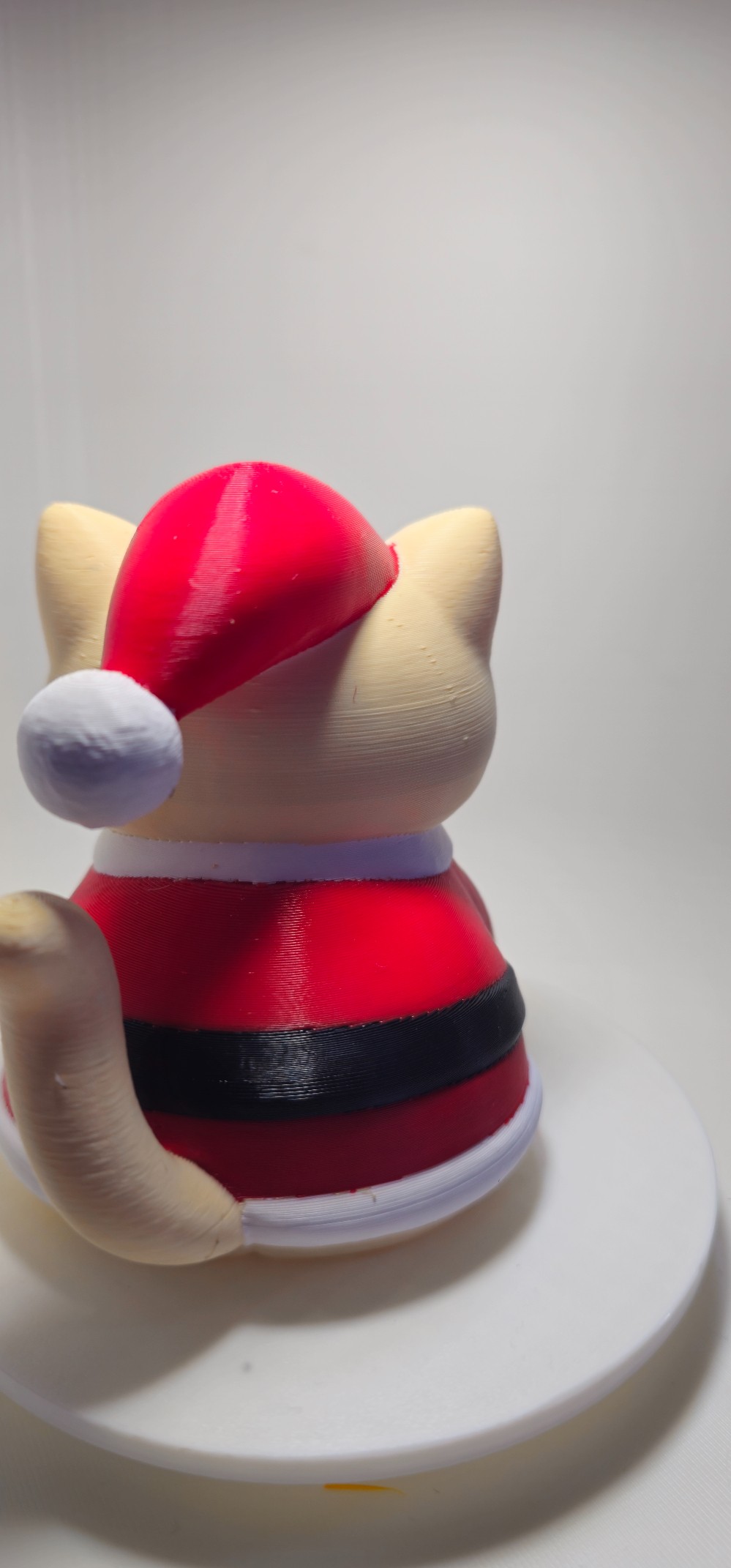 100mm Tan Santa Cat