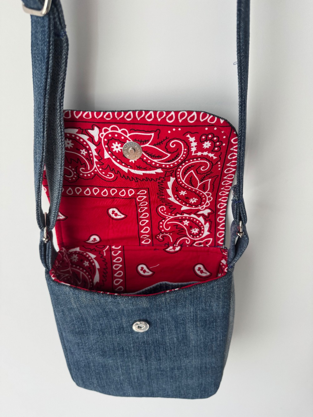 cross body jean bag