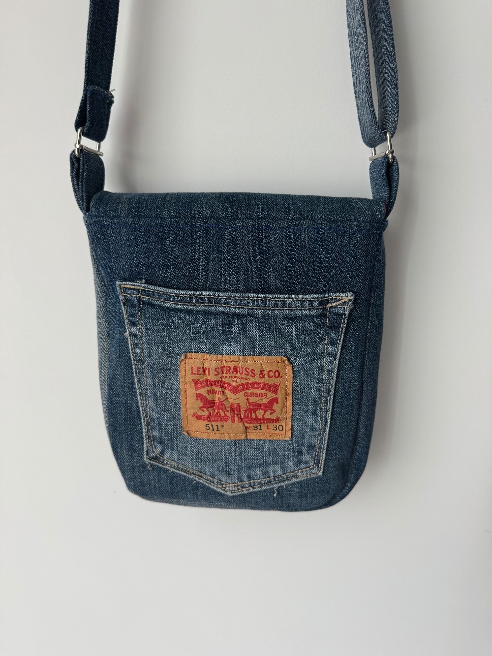cross body jean bag