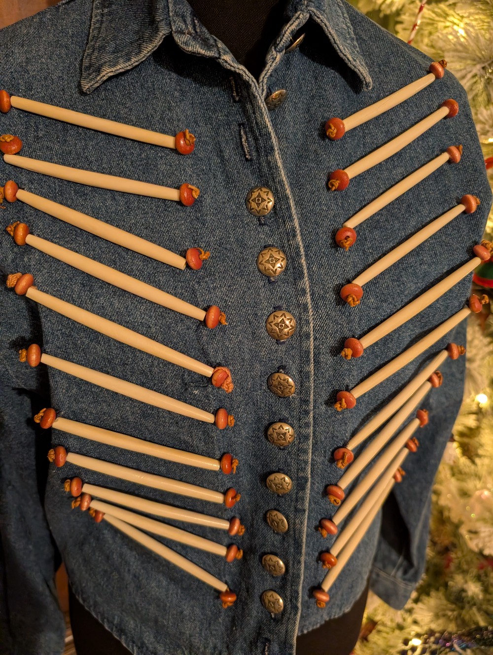 Indigenous Warriors Jean Jacket